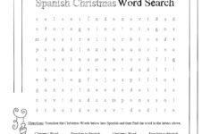 Spanish Christmas Word Search Worksheet | Madeteachers inside Spanish Christmas Activities Worksheets
