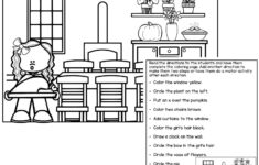 Thanksgiving And Christmas Following Directions - Your Therapy Source intended for Following Directions Christmas Worksheets