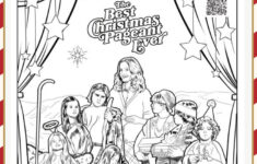 The Best Christmas Pageant Ever Coloring Page – Free Printable for The Best Christmas Pageant Ever Free Worksheets
