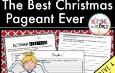 The Best Christmas Pageant Ever Novel Study Unit | Comprehension pertaining to The Best Christmas Pageant Ever Worksheets