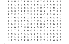 The Best Christmas Pageant Ever! Word Search - Wordmint regarding Free Worksheets For the Best Christmas Pageant Ever