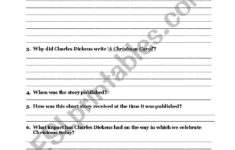 The Man Who Invented Christmas ( Charles Dickens) - Esl Worksheet pertaining to The Man Who Invented Christmas Worksheets