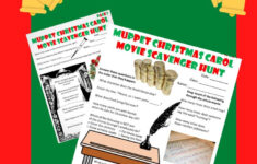 The Muppets Christmas Carol Printable Activity regarding Muppets Christmas Carol Worksheets
