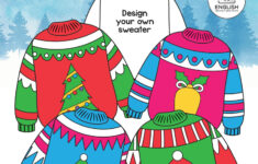 Ugly Christmas Sweater Craft – English Created Resources for Beyond The Worksheets Ugly Christmas Sweaters