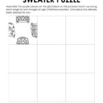 Ugly Christmas Sweater Square Edge Matching Puzzle | Math = Love Within Ugly Christmas Sweater Worksheets Answer Key