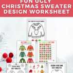 Ugly Sweater Worksheets (Free Printables) Pertaining To Ugly Christmas Sweater Worksheets