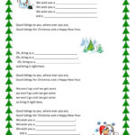 We Wish You A Merry Christmass Ga…: English Esl Worksheets Pdf & Doc With We Wish You A Merry Christmas Worksheets