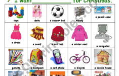What Do You Want For Christmas? - Esl Worksheetvivienliuwei for What I Want For Christmas Worksheets