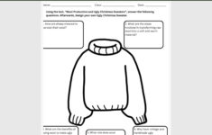 Wool Production For Ugly Christmas Sweaters Reading Comprehension with Ugly Christmas Sweater Worksheets