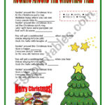Xmas Song Ã‚Â´rocking Around The Christmas Treeã‚Â´ (Filling The With Got The Christmas Spirit Worksheets