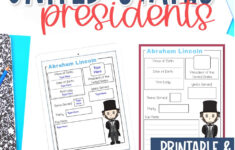 All United States President Fact Worksheets | Free Printable regarding Us Presidents Worksheets