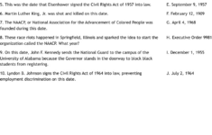 Civil Rights Movement Worksheet - Wordmint for President Kennedy&amp;#039;s Speech On Civil Rights Worksheet
