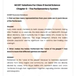 Class 8 Social Science Chapter 6 The Parliamentary System Inside Chapter 6 The Presidency Worksheet Answers