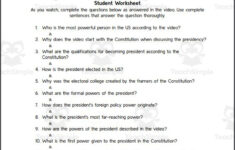 Crash Course: Government And Politics #11: Presidential Power Worksheet pertaining to Powers Of The President Worksheet