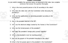 Crash Course Government Episode Worksheet | 11 - Presidential Power 1 with Chapter 13 The Presidency Worksheet Answers