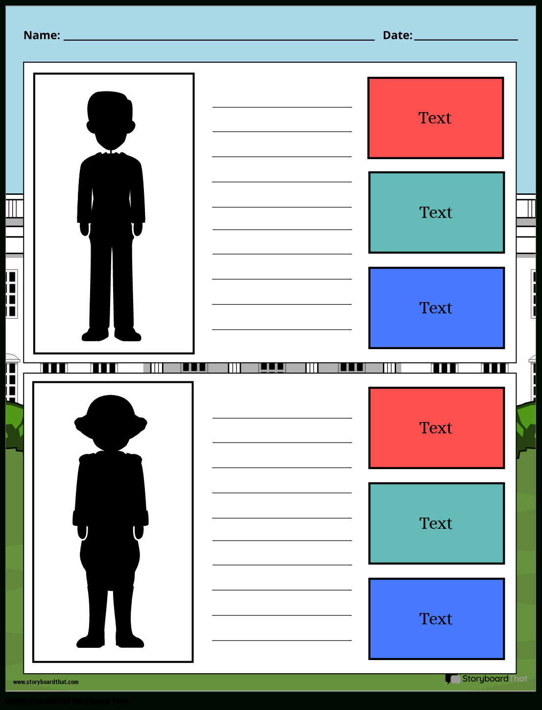 Create Presidents Activities: Storyboard That Worksheets inside Us Presidents Worksheets