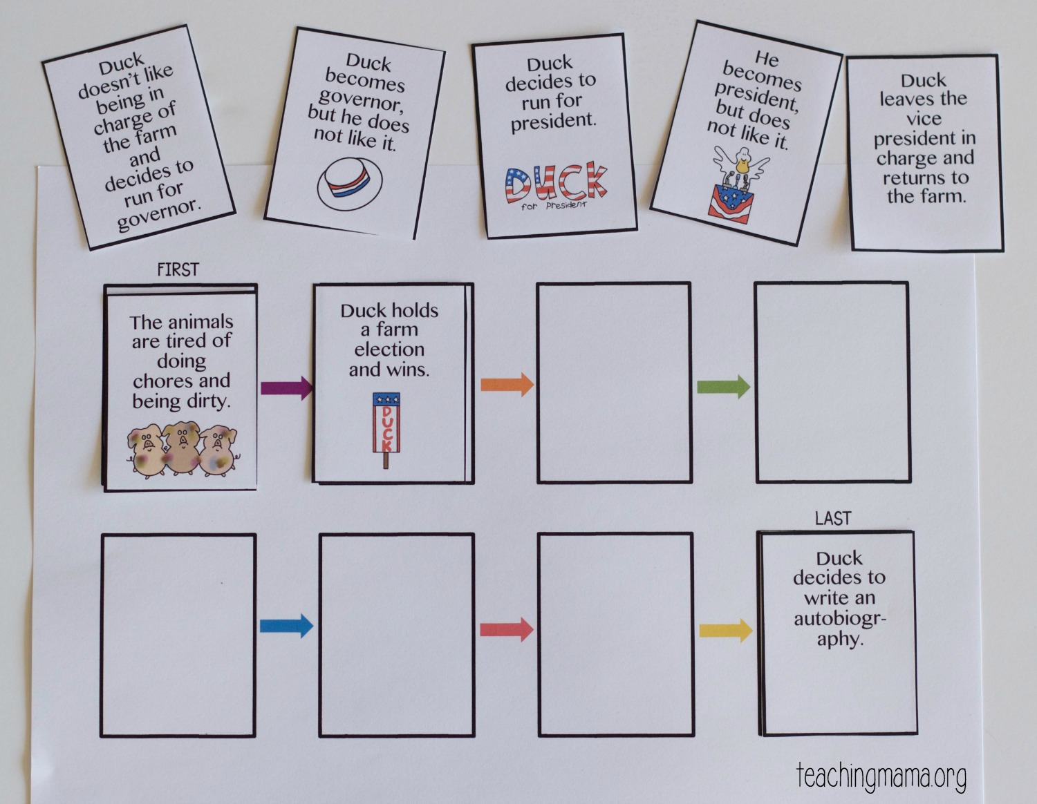 Duck For President Activities intended for Duck For President Worksheets