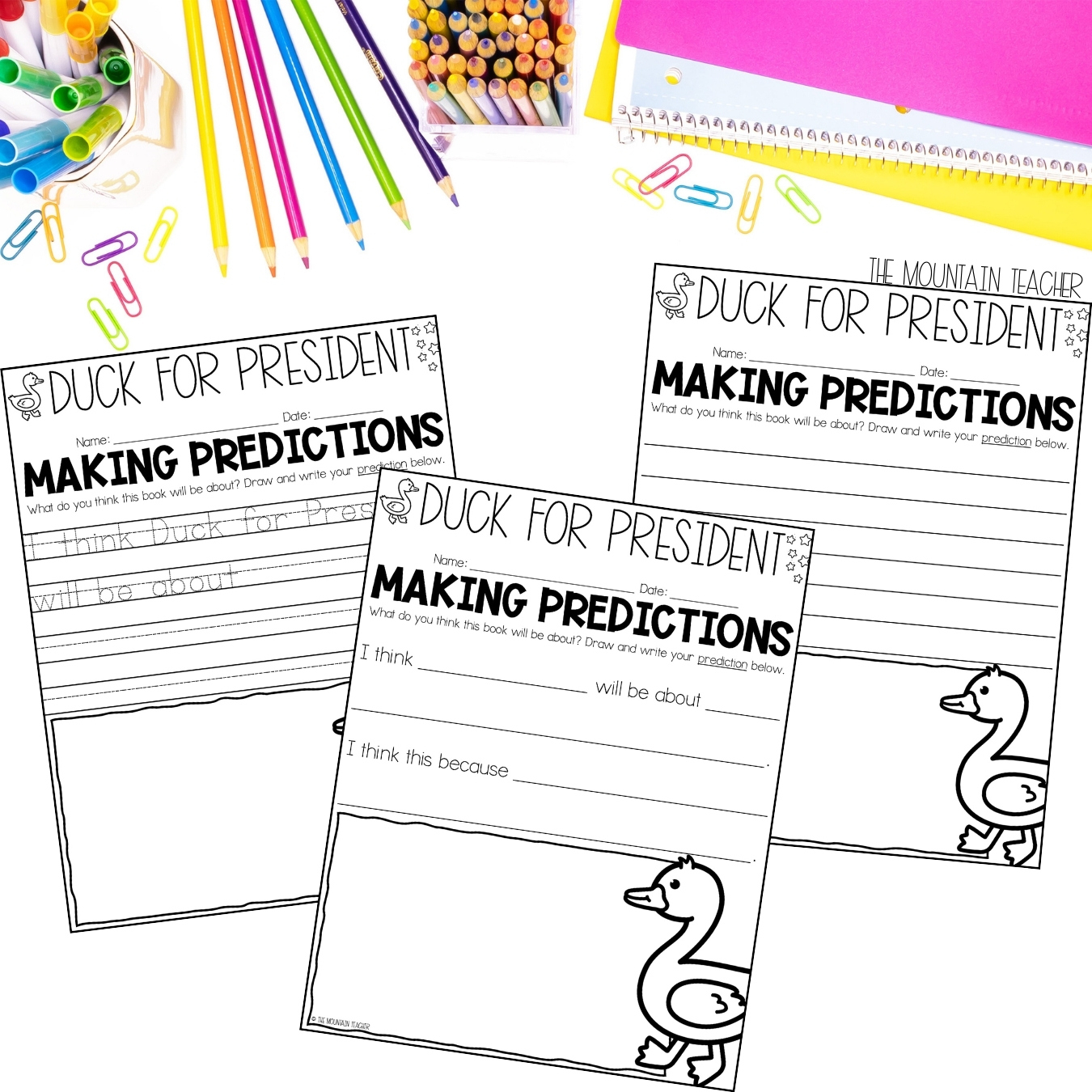 Duck For President Activities Presidents&amp;#039; Day Read Aloud Reading pertaining to Duck For President Worksheets