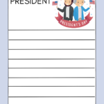 Free Printable If I Was President Writing Prompt   Classy Mommy Intended For Presidents Day Writing Prompt Worksheet