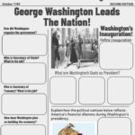 George Washington, Zeitung, Aktivität, Amerikanisch, Geschichte For George Washington Presidency Worksheet