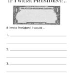If I Were President (Writing Activity) | Squarehead Teachers Throughout If I Were A President Worksheet