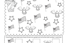 Independence Day Counting Worksheet - Free Printable, Digital, &amp; Pdf with Presidents Day Math Worksheets