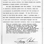 Jimmy Carter: The President'S Letter On The Voyager Probe Throughout Jimmy Carter'S Presidency Worksheet