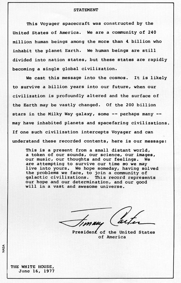Jimmy Carter: The President&amp;#039;S Letter On The Voyager Probe throughout Jimmy Carter&amp;#039;S Presidency Worksheet