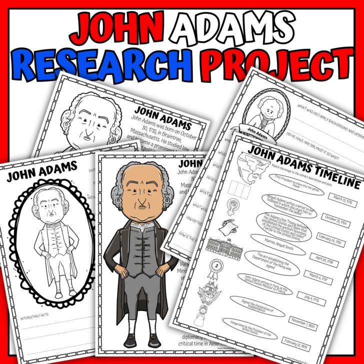 The Presidency of John Adams Worksheet