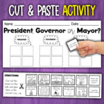 Levels Of Government Sorting Activity | President Governor Mayor For Mayor Governor President Worksheet