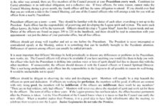 Officer Duties Handout - Legion Of Mary in Legion Of Mary President Worksheet