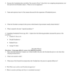 Presidency In Action: Chapter 14 Study Guide With The Presidency In Action Worksheet Answers
