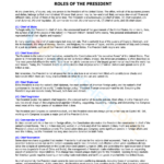 President Cigarette Roles In Politics Presidential Roles In Roles Of The President Worksheet Answer Key