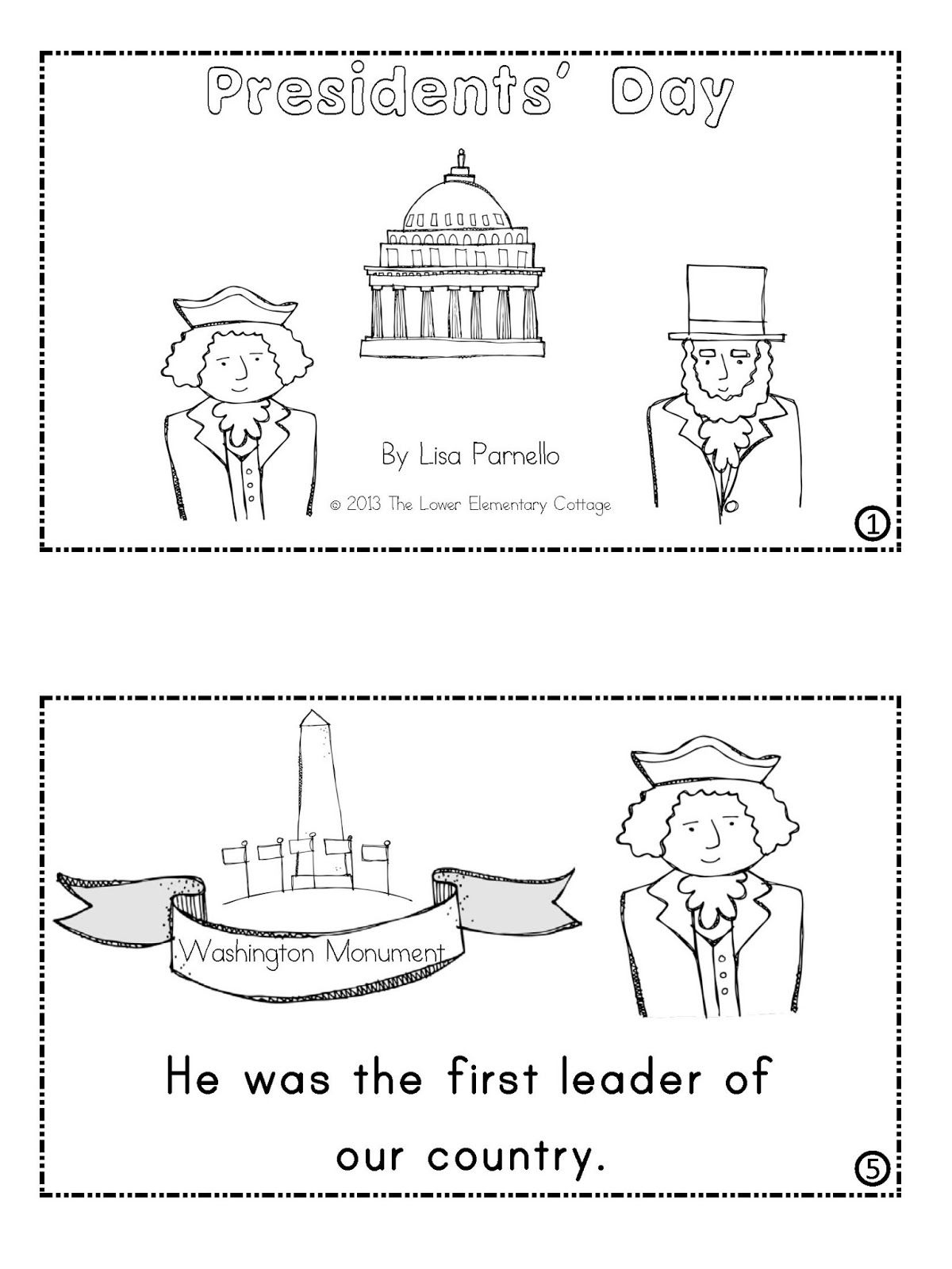 President Day inside President Day Worksheet For Kindergarten