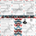 President Research   Etsy Regarding All The President'S Men And Women Worksheet