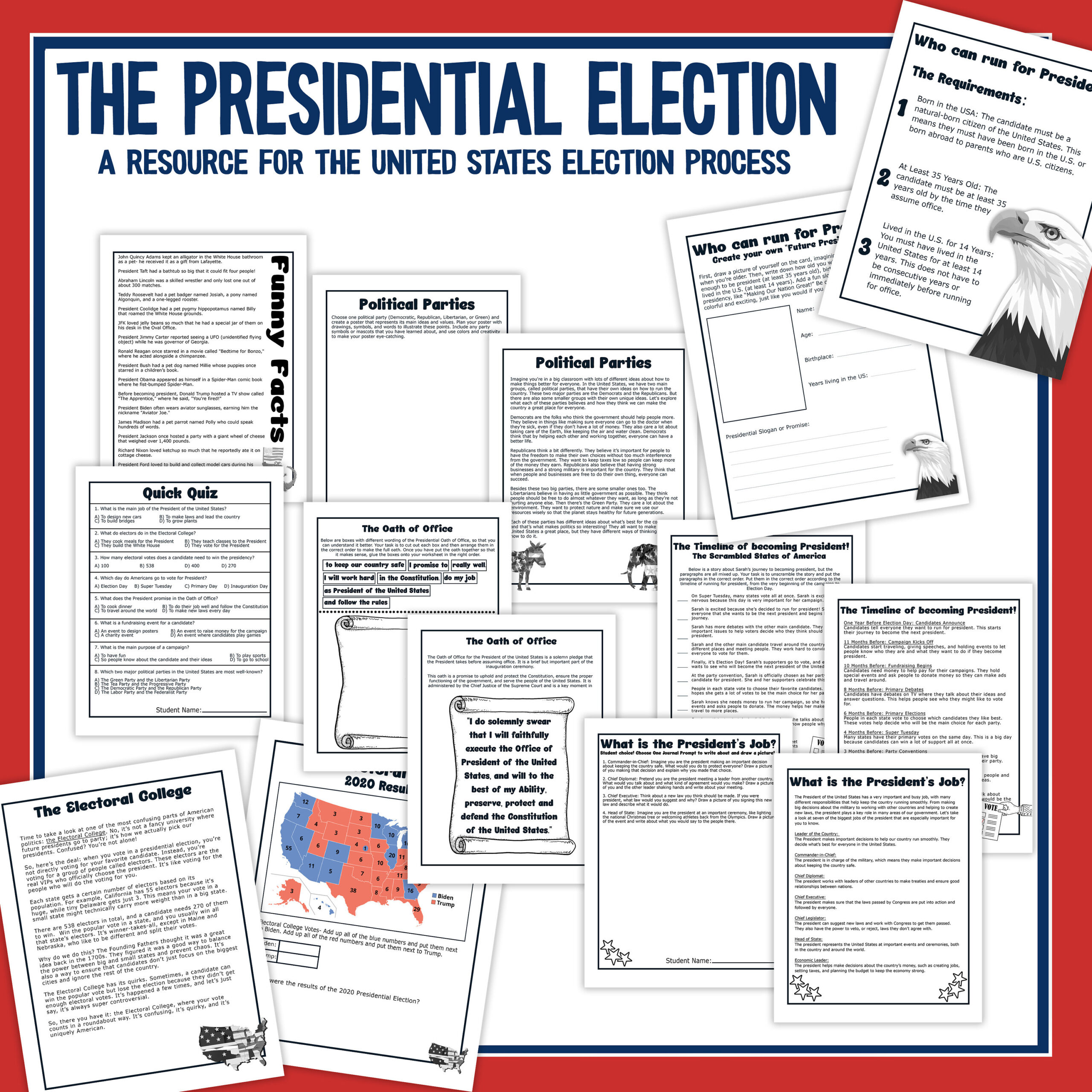 Presidential Election Day &amp;amp; Electoral Process | Elementary Us with regard to Electing the President Worksheet Answers