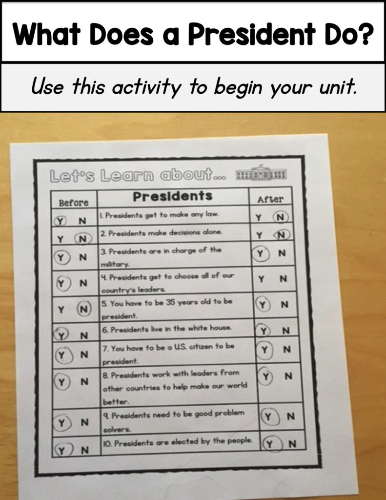 President&amp;#039;S Day Activities - Sarah&amp;#039;S Teaching Snippets inside 7 6 Presidents Day Worksheet Answers