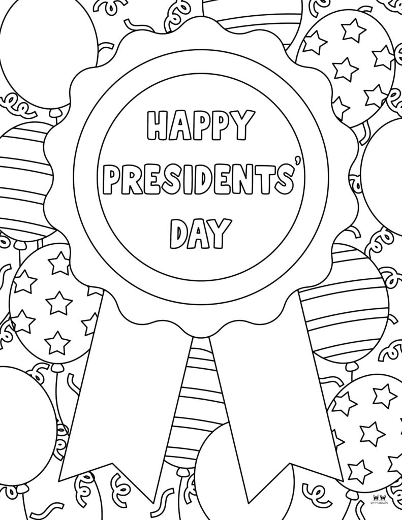 Presidents&amp;#039; Day Coloring Pages - 25 Pages | Printabulls pertaining to President&amp;#039;S Day Worksheets