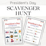President'S Day Scavenger Hunt | Printable President'S Day With President Scavenger Hunt Worksheet
