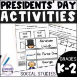 Presidents' Day Social Studies Activities For Kindergarten & 1St Throughout Presidents Day Worksheets 1st Grade