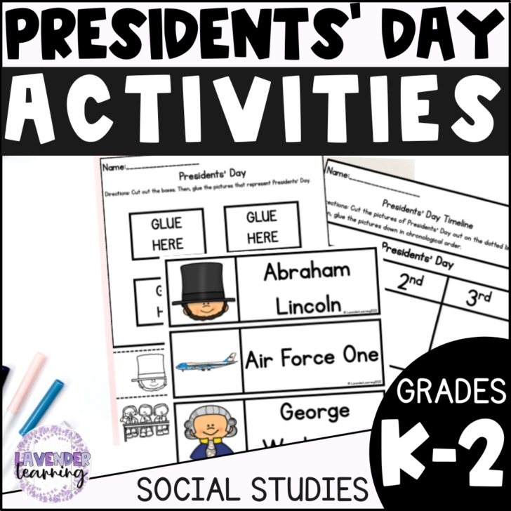 Presidents Day Worksheets 1st Grade