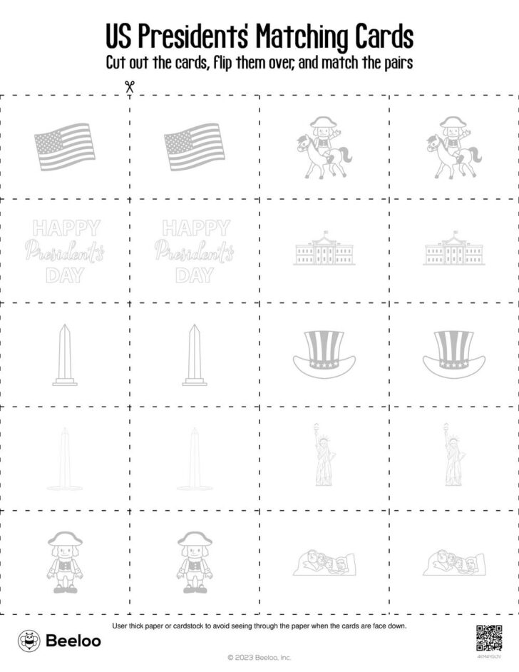Presidents Day Worksheets Preschool