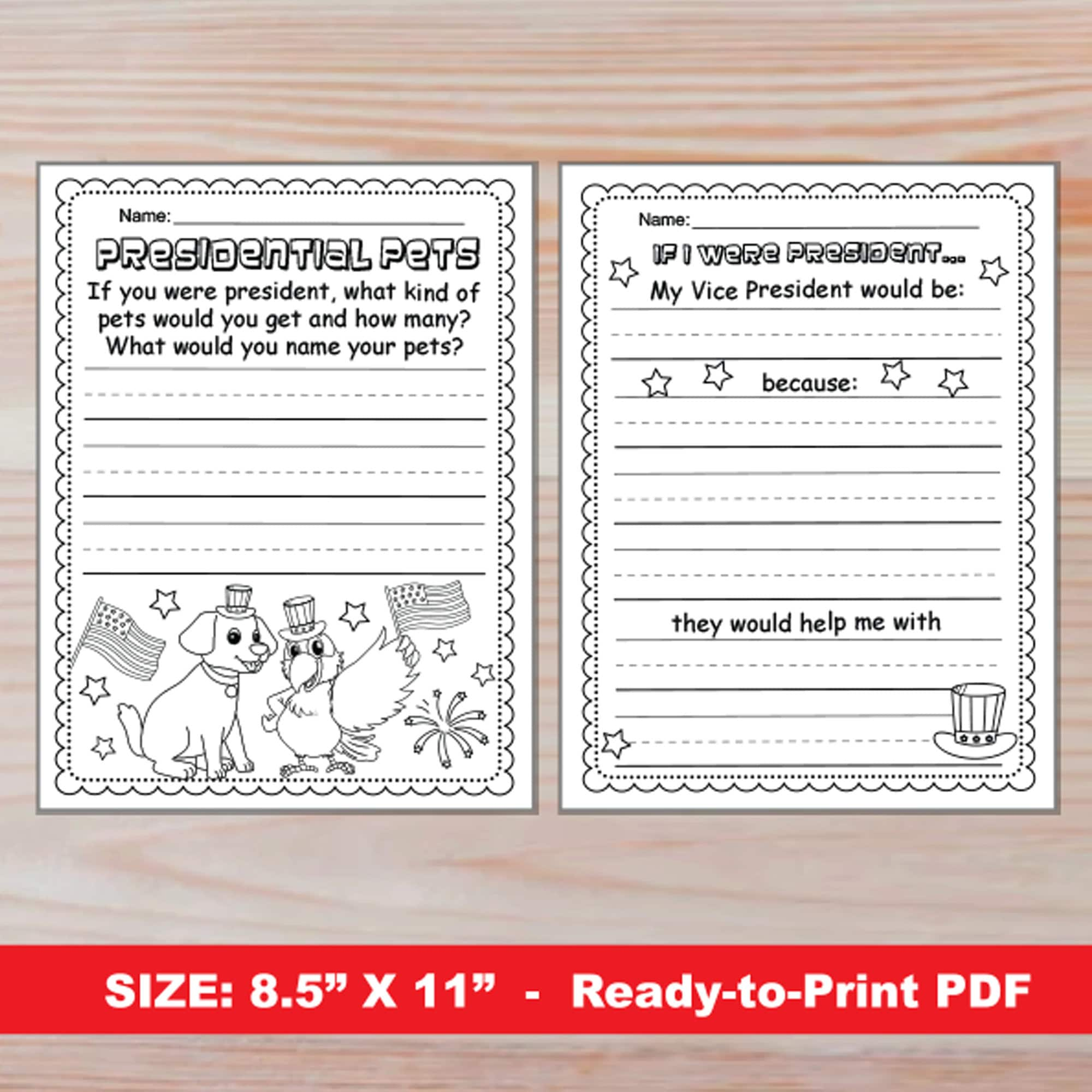 President&amp;#039;S Day Writing Activities | If I Were President Printable with If I Were President Printable Worksheet