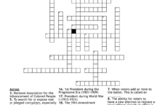 Progressive Era Crossword - Wordmint in Progressive Era Presidents Worksheet
