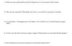 Progressive Era Worksheet: Reform, Muckrakers, And Change intended for Progressive Era Presidents Worksheet