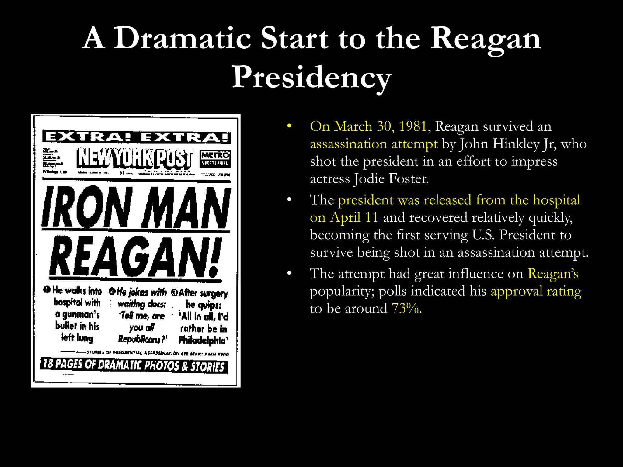 Reagan Revolution | Ppt for President Reagan And The Reagan Revolution Worksheet