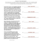 Roles Of The President | A Day In The Life Of The President Of The United  States Throughout Duties Of The President Worksheet Answers