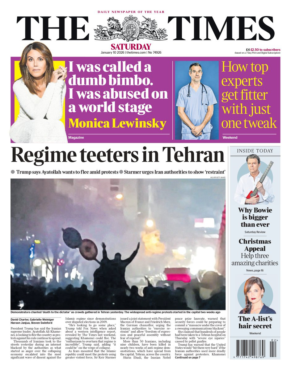 Saturday&amp;#039;S Times: Regime Teeters In Tehran #Tomorrowspaperstoday within The President&amp;#039;S Daily Schedule Worksheet Answers