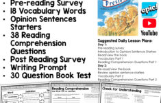 So You Want To Be President - English/Language Arts/Reading in So You Want To Be President Worksheets