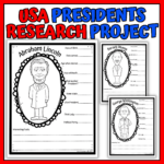 U.s. Presidents Research Worksheets (All 45 Presidents) Regarding U.s. Presidents Worksheets